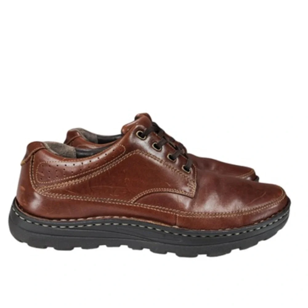 Drew Toledo II‎ Shoes Mens Size 12 Brown Leather Comfort Walking Casual Lace Up